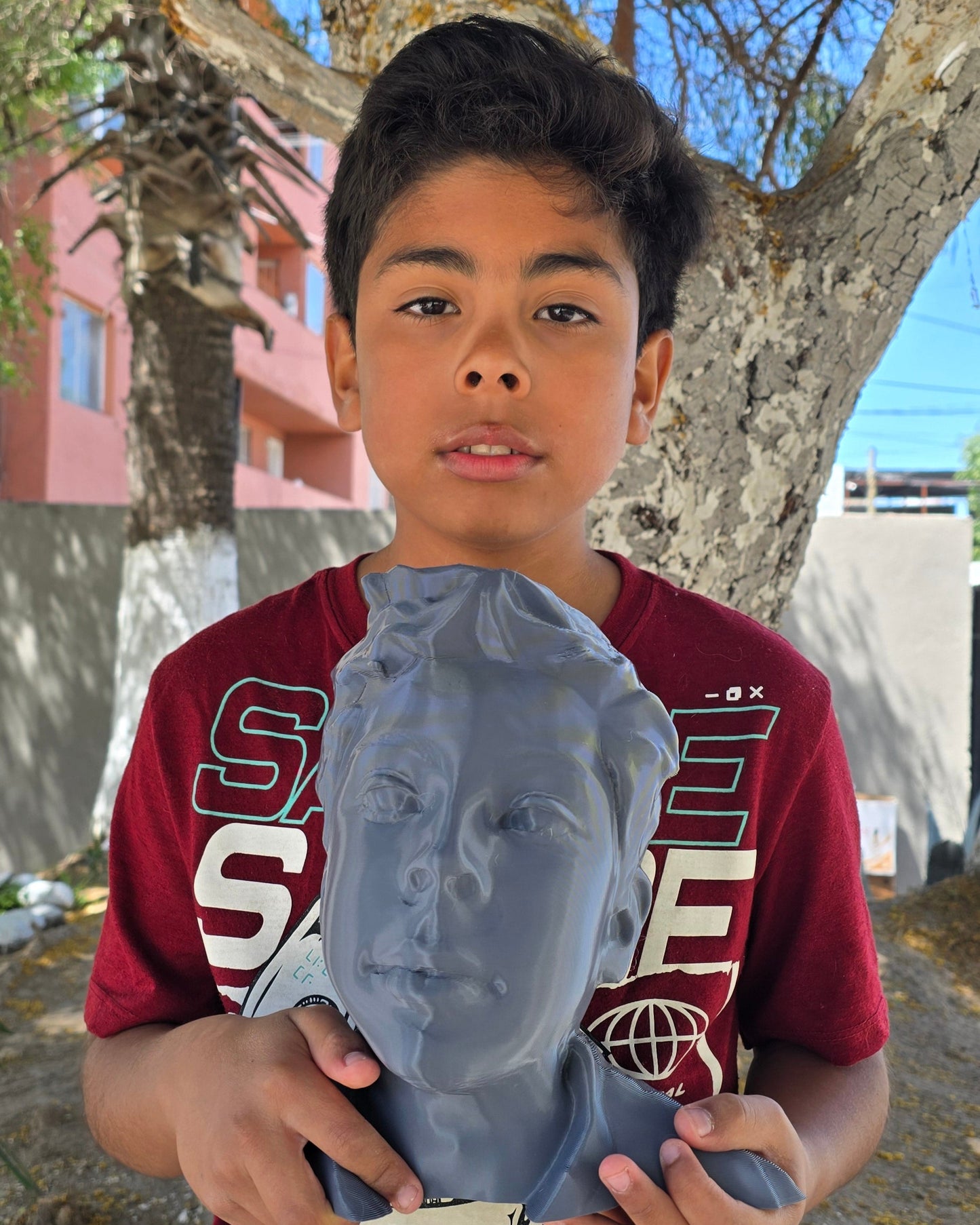 Custom 3D Printed Bust from Photo Personalized Statue Unique Gift or Memorial Keepsake