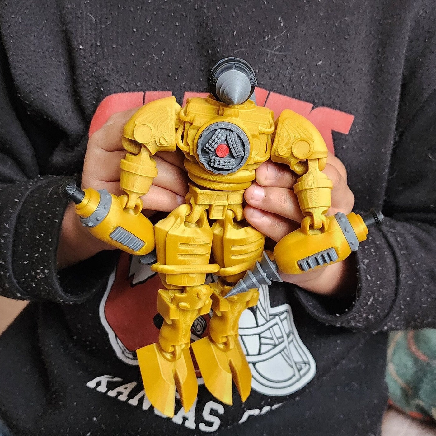 Skibidi Titan Drill Man Gold *NEW Larger and Reinforced* ~18cm