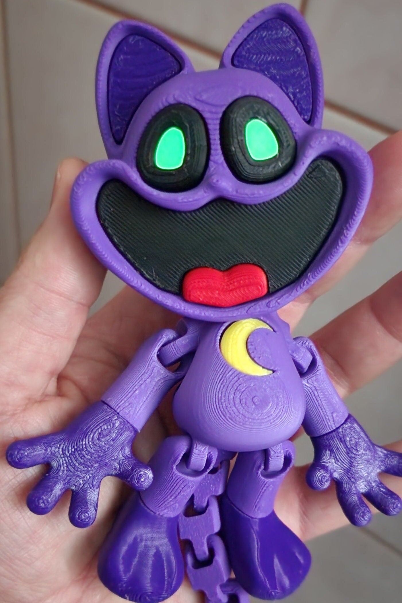 Cat Nap w/ Glow in the Dark Eyes 15cm or 6"+