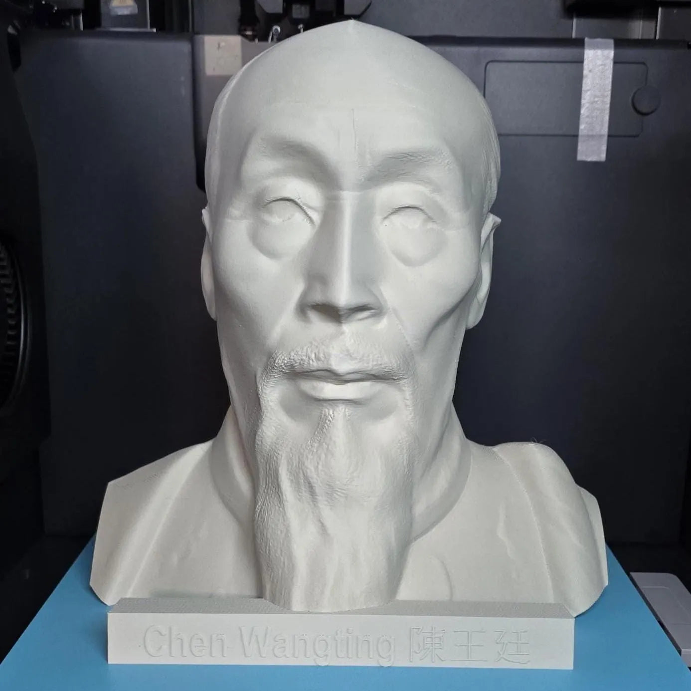 Custom 3D Printed Bust from Photo Personalized Statue Unique Gift or Memorial Keepsake