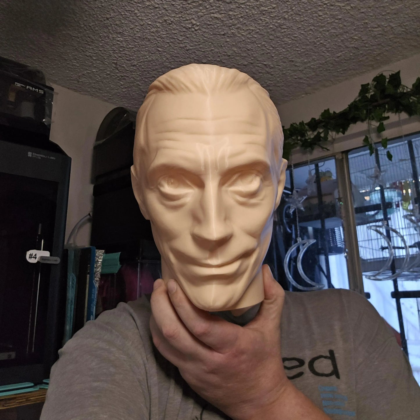 Custom 3D Printed Bust from Photo Personalized Statue Unique Gift or Memorial Keepsake